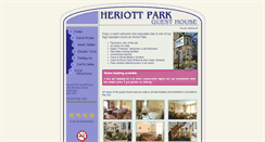 Desktop Screenshot of heriottpark.co.uk