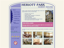 Tablet Screenshot of heriottpark.co.uk